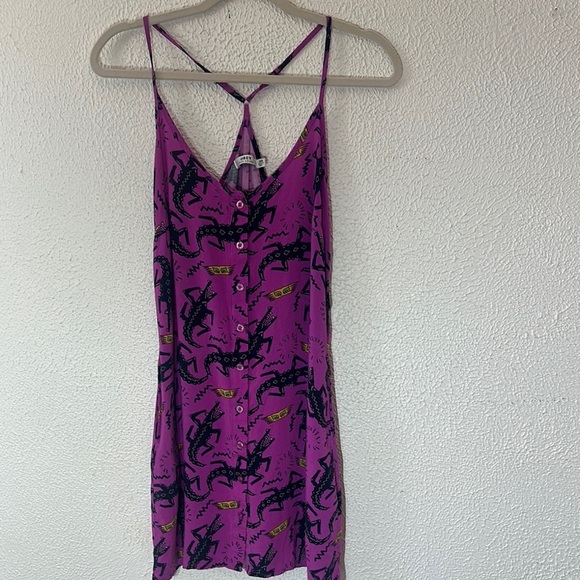 Obey Dresses & Skirts - Obey Vibrant Purple Graphic Dress